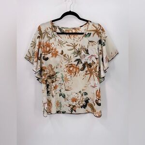 BROCHURE Floral Blouse